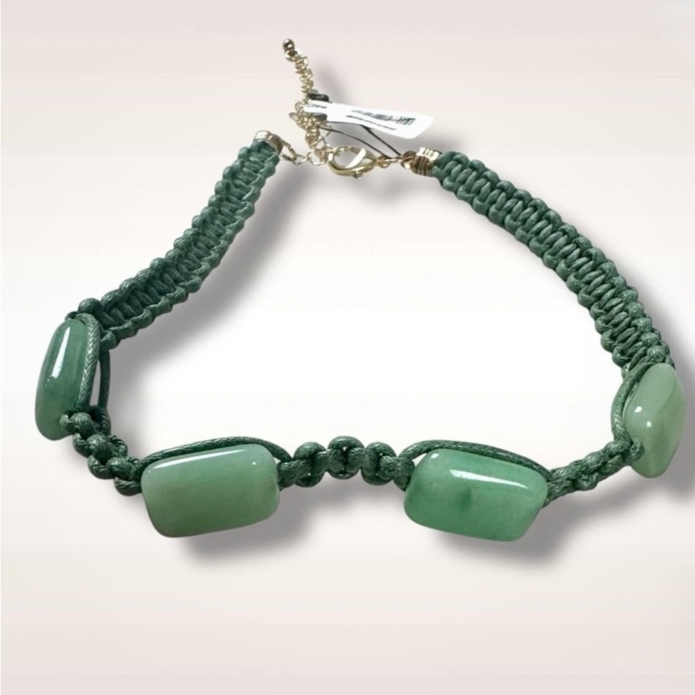 Free People Sweet Carolina Choker Necklace/Jade - Picture 16 of 16